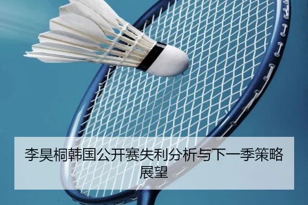 李昊桐韩国公开赛失利分析与下一季策略展望